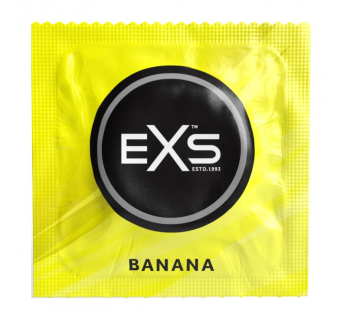 Презервативи Exs Banana зі смаком банана, стандартного розміру (ціна за 5 шт.)