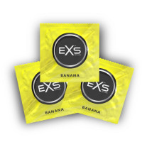 Презервативи Exs Banana зі смаком банана, стандартного розміру (ціна за 5 шт.)
