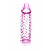 Рельєфна насадка Stymulator-Penis Sleeve PINK