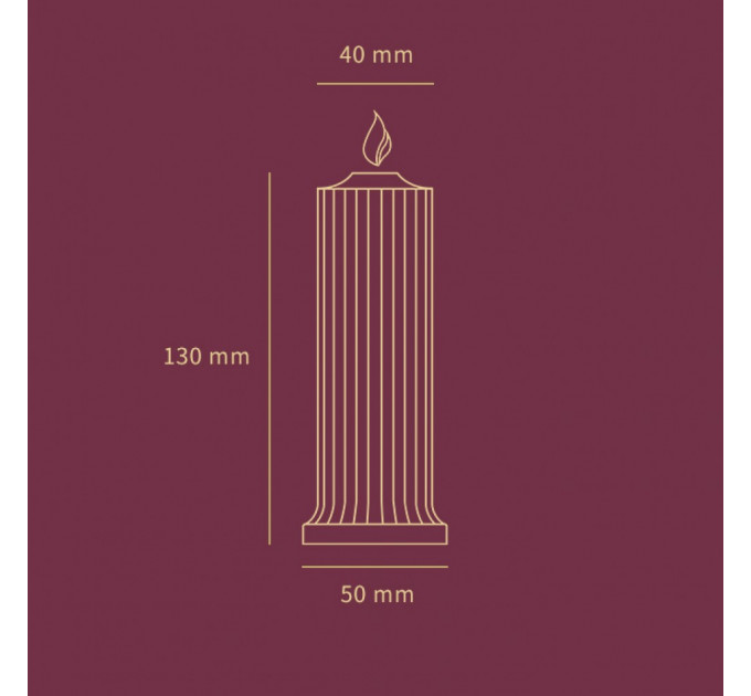 Свеча низкотемпературная UPKO Low temperature wax candle 150 г