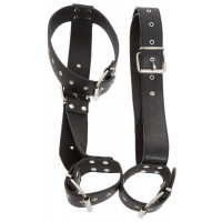 Система фіксації Bad Kitty Neck and Hand Restraints, чорного кольору