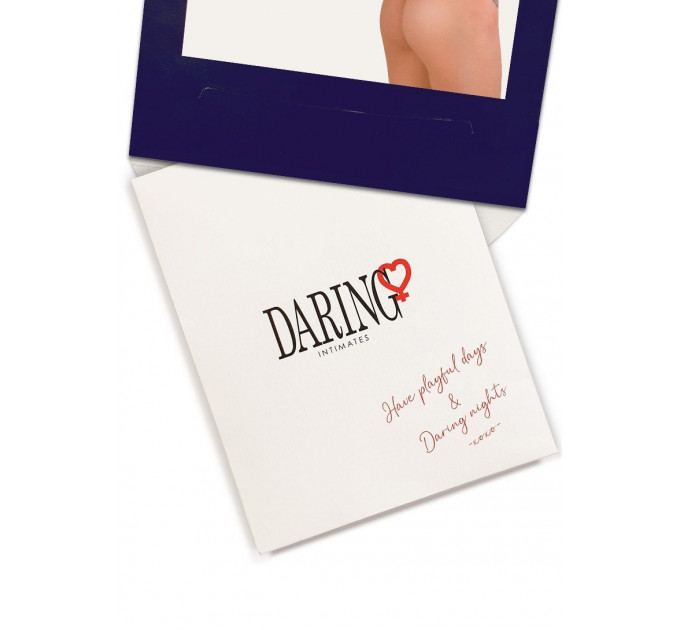 Трусики с интимным вырезом S/M Roxanne Daring Intimates, черные