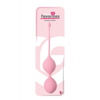 Вагінальні кульки DreamToys ALL TIME FAVORITES 90 гр. зі зміщеним центром тяжкості, рожеві