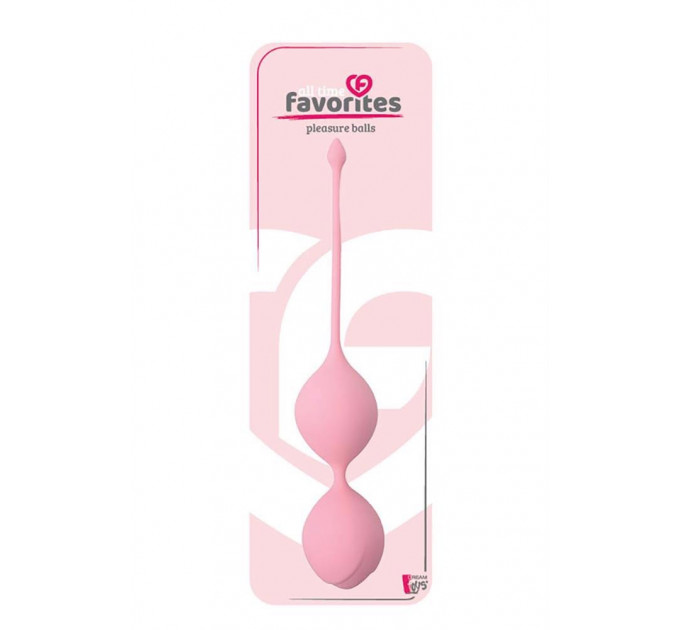 Вагинальные шарики Dream Toys Bloom Duo Love 3.6 см, розовый