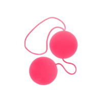 Вагинальные шарики пластиковые розовые Toy Joy