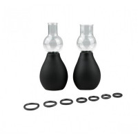 Вакуумні стимулятори для сосків EasyToys Black