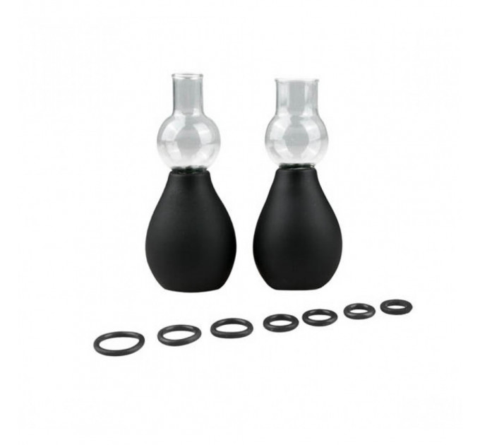 Вакуумные стимуляторы для сосков EasyToys Black