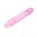 Вибратор прозрачный Chisa Crystal Jellie на батарейках, розовый