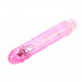 Вибратор прозрачный Chisa Crystal Jellie на батарейках, розовый