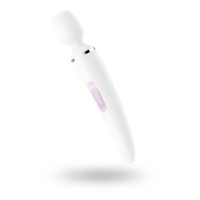Вібромасажер-мікрофон Satisfyer Wand-er Woman, білий, XXL