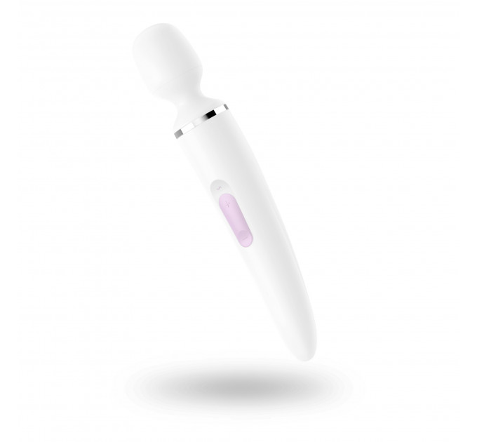 Вибромассажер-Микрофон Satisfyer Wand-er Woman, белый, XXL