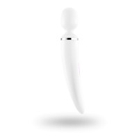 Вібромасажер-мікрофон Satisfyer Wand-er Woman, білий, XXL