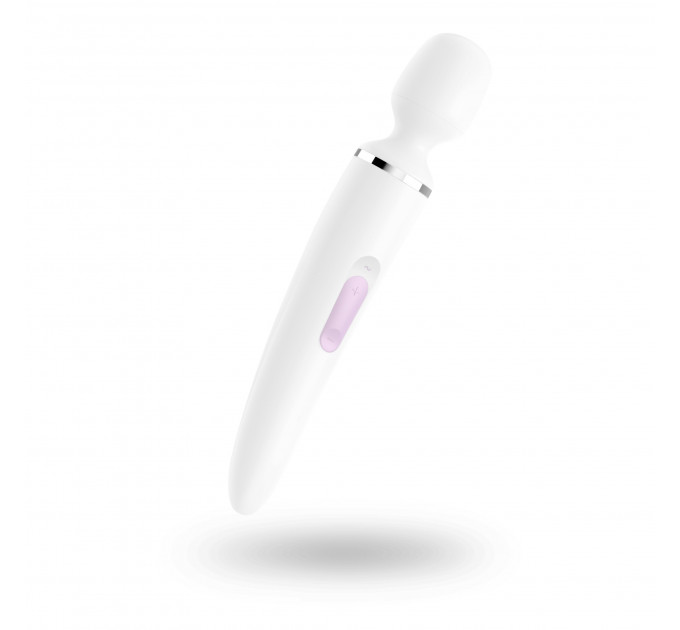 Вибромассажер-Микрофон Satisfyer Wand-er Woman, белый, XXL