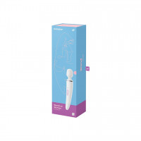 Вібромасажер-мікрофон Satisfyer Wand-er Woman, білий, XXL