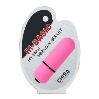 Віброкулька Chisa HI-BASIC Mini Love Bullet з ABS-пластику, рожева