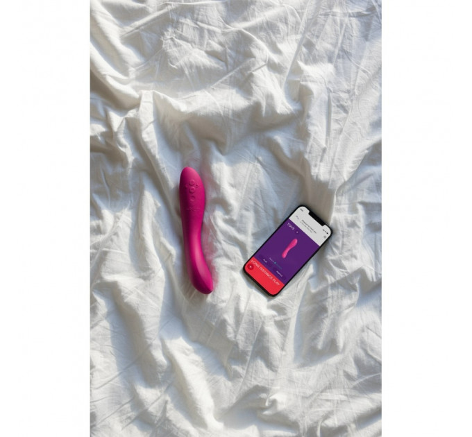 Вибратор для точки G Rave 2 We-Vibe, силиконовый, розовый, 19.3 х 3 см