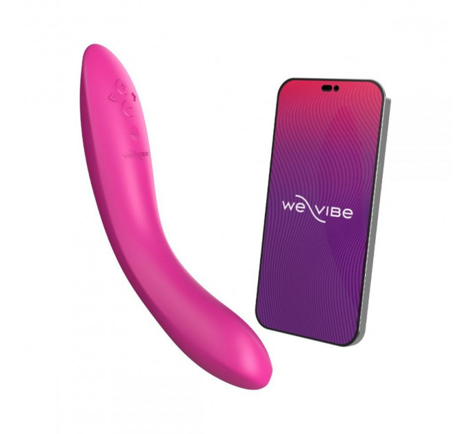 Вибратор для точки G Rave 2 We-Vibe, силиконовый, розовый, 19.3 х 3 см