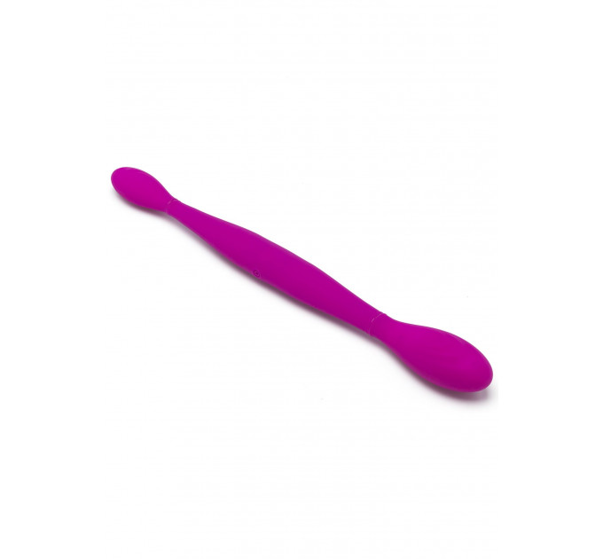 Вибратор двойной нереалистичный TOY JOY Infinity фиолетовый, 37 х 3.5 см