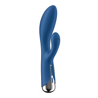 Вібратор кролик із ротацією Satisfyer Spinning Rabbit 1, синій