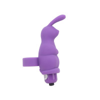 Вібромасажер у вигляді кролика на палець Chisa Mis Sweet Sweeiie Rabbit, фіолетовий