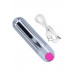 Вибропуля Strong Bullet Vibrator Silver/Pink USB 10 режимов вибрации