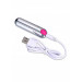 Вибропуля Strong Bullet Vibrator Silver/Pink USB 10 режимов вибрации