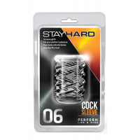 Насадка STAY HARD-COCK Sleeve 06, CLEAR