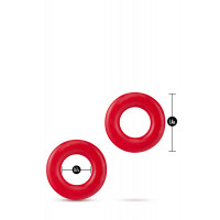 Набір ерекційних кілець STAY HARD Donut RINGS RED