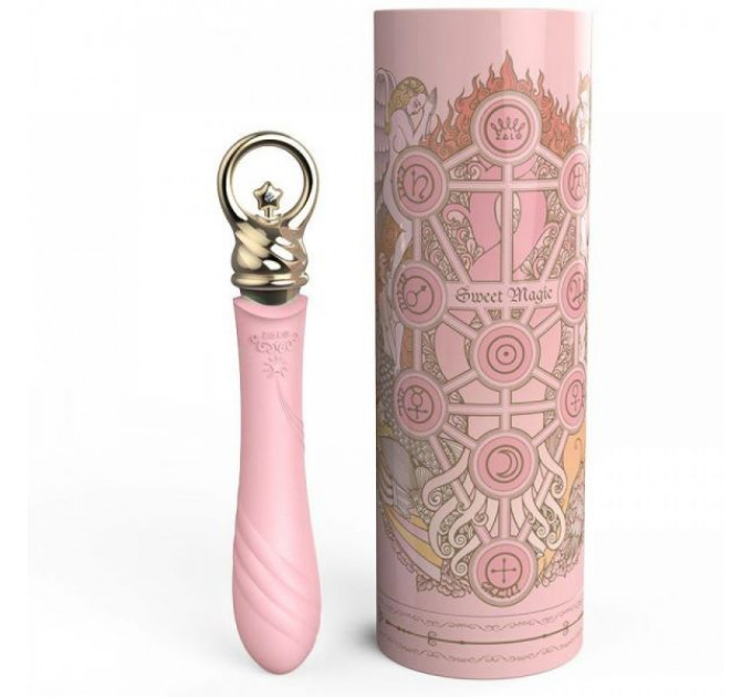 Вибромассажер с функцией подогрева ZALO COURAGE, Fairy Pink