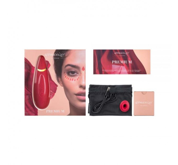 Безконтактний Кліторальний Стимулятор Womanizer Premium, Red