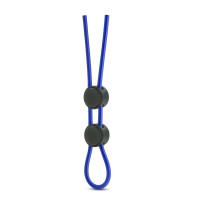 T331084 регульоване ерекційне кільце STAY HARD DOUBLE LOOP BLUE