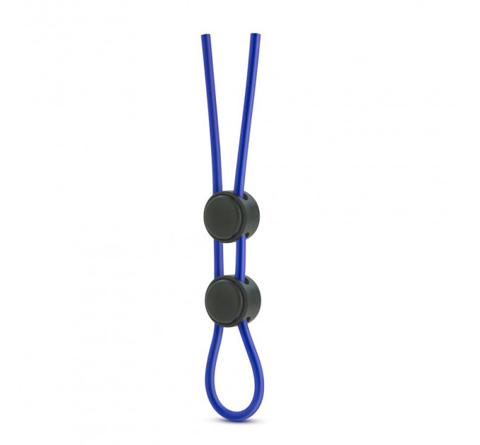 T331084 регульоване ерекційне кільце STAY HARD DOUBLE LOOP BLUE