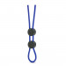 T331084 регульоване ерекційне кільце STAY HARD DOUBLE LOOP BLUE