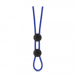 T331084 регульоване ерекційне кільце STAY HARD DOUBLE LOOP BLUE