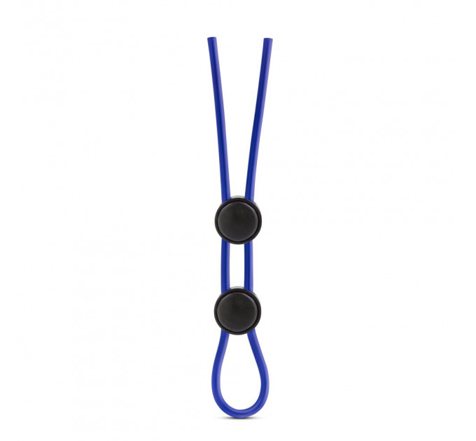 T331084 регульоване ерекційне кільце STAY HARD DOUBLE LOOP BLUE
