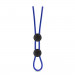 T331084 регульоване ерекційне кільце STAY HARD DOUBLE LOOP BLUE