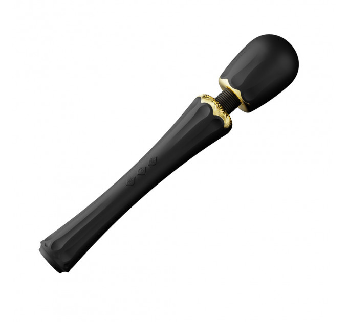 Вибратор микрофон с насадками Zalo Kyro Wand Obsidian Black