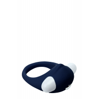 Ерекційне кільце з вібрацією Dream Toys Rings of Love, синій