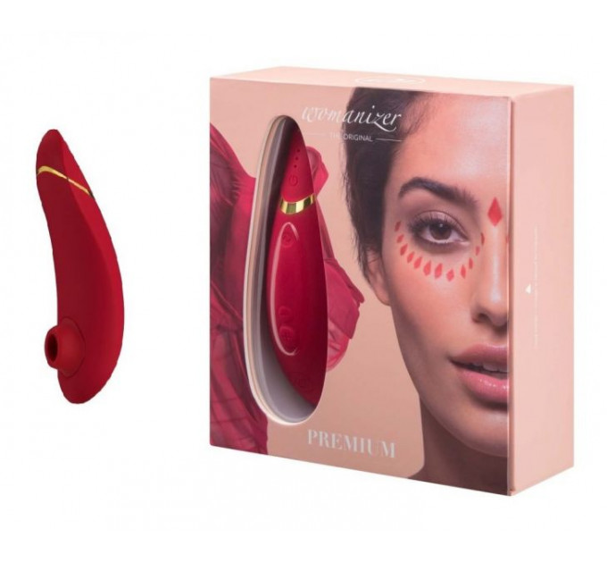 Безконтактний Кліторальний Стимулятор Womanizer Premium, Red