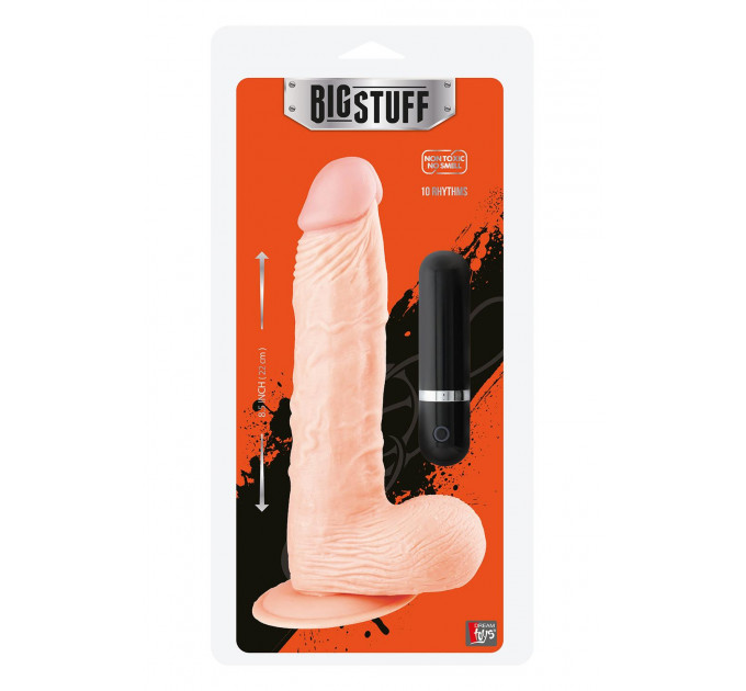 Вибромассажер BIGSTUFF 8.5INCH, FLESH