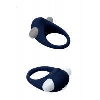 Ерекційне кільце з вібрацією Dream Toys Rings of Love, синій
