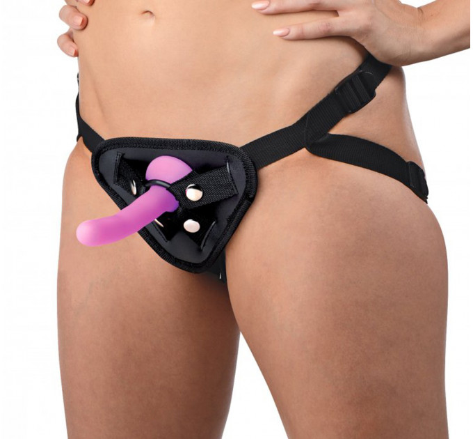 Набор страпонов с вибрацией Double-G Deluxe Vibrating Strap-On Kit