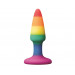 Анальная пробка NS Novelties COLOURS PRIDE EDITION PLEASURE PLUG MINI