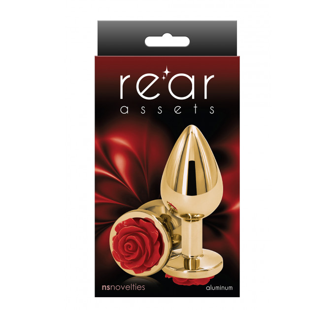 Анальний плаг NS Novelties REAR ASSETS ROSE MEDIUM RED