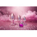 Анальна пробка рожева Dream Toys Gleaming Love з декоративним каменем, М