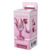 Анальна пробка рожева Dream Toys Gleaming Love з декоративним каменем, М
