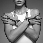 Браслети на зап'ястя та палець MAZE Bijoux Indiscrets чорні, OS