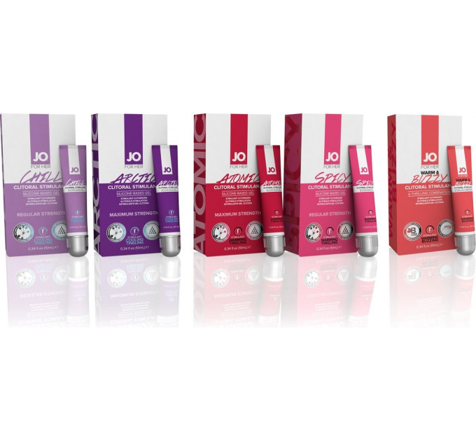 Дисплей с возбуждающими гелями и тестерами System JO - Arousal Gel Display