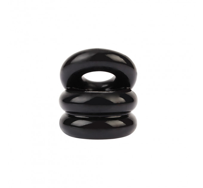 Ерекційне кільце на пеніс та мошонку Chisa GK Power Dual Pleasure+ Ring, чорний