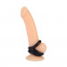 Ерекційне кільце на пеніс та мошонку Chisa GK Power Dual Pleasure+ Ring, чорний